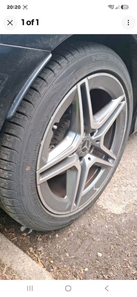 C200 AMG wheels and tyres 18"