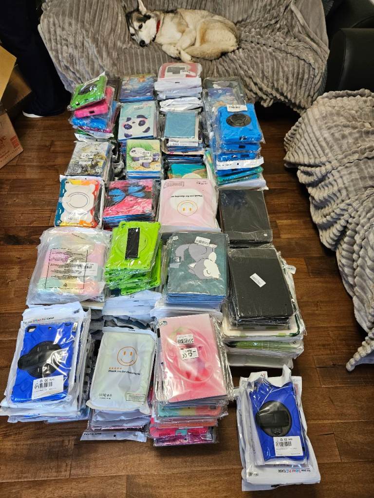 Job Lot over 500 Tablet cases different makes and models