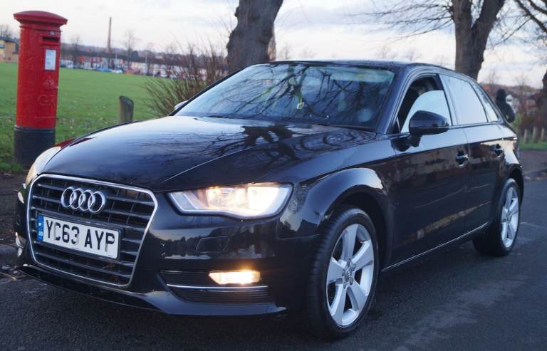 2013 Audi A3 1.6TDI 5dr.(📢TAX £20❗) 6-Speed 12-MOT SatNav 17" Black