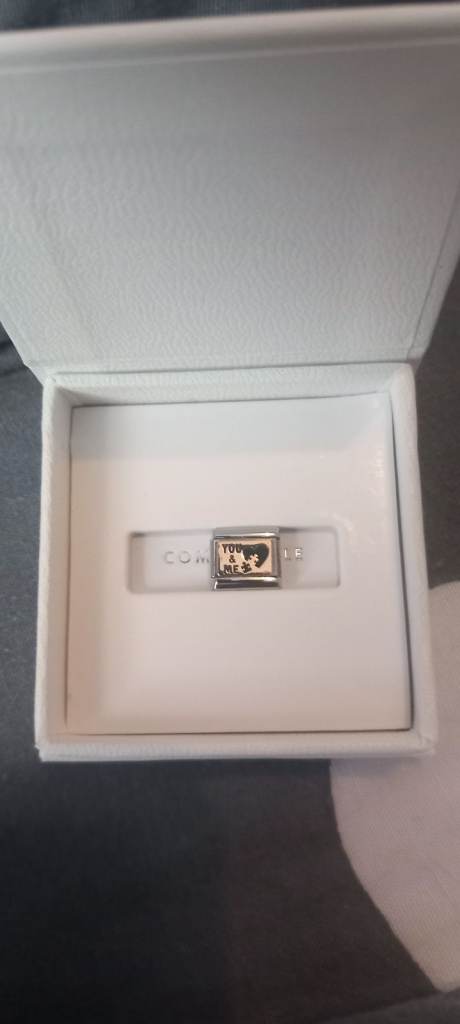 Classic Gold You & Me Puzzle Piece Charm 