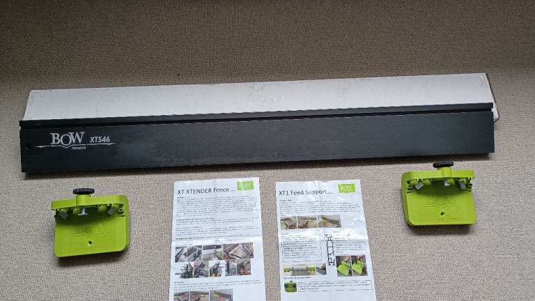 image for Bow 46" XT XTENDER Fence + Bow XT Feed Supports for table and band saws