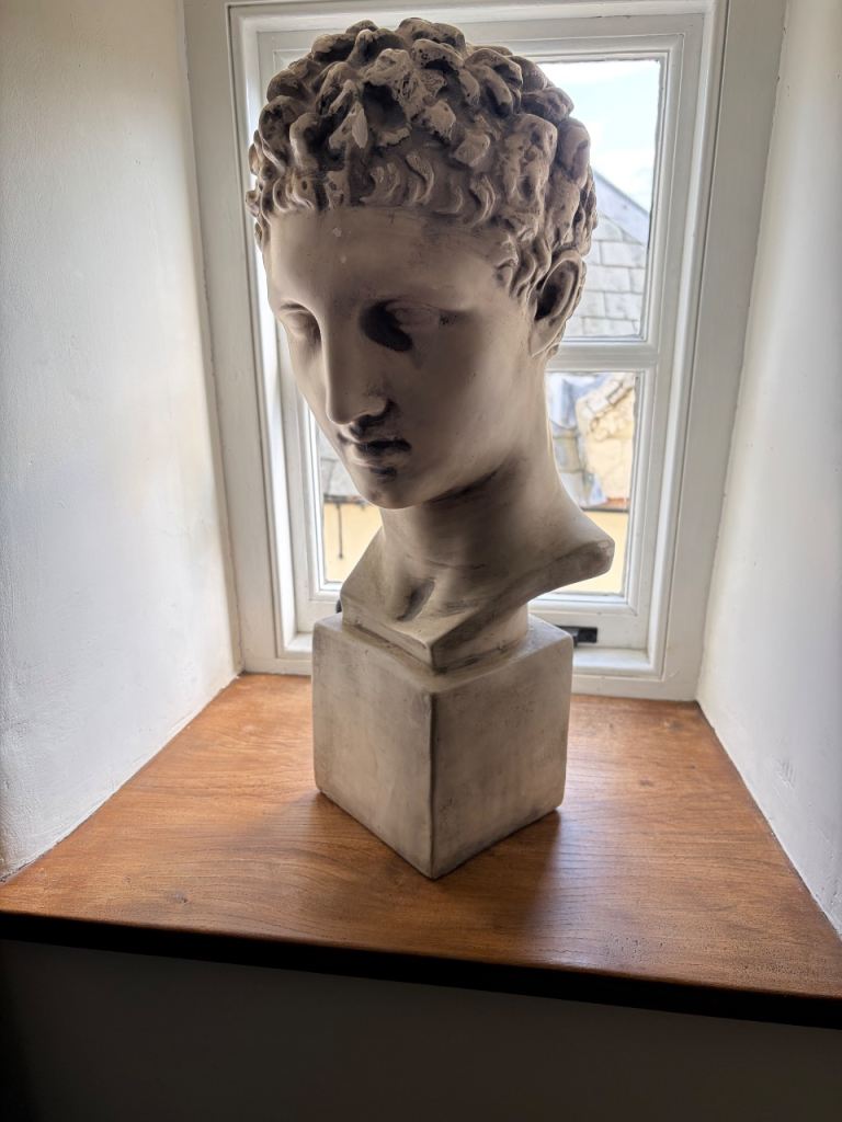 Plaster bust