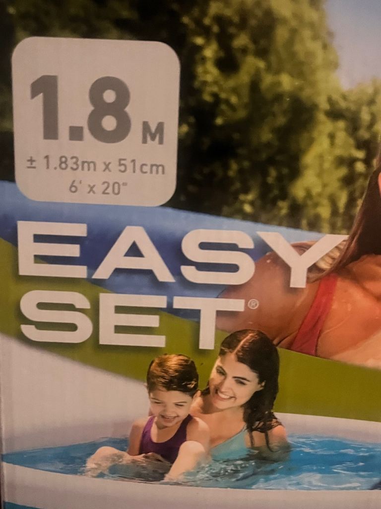 Intex Easy Set summer pool -1.8m-  paddling swimming 