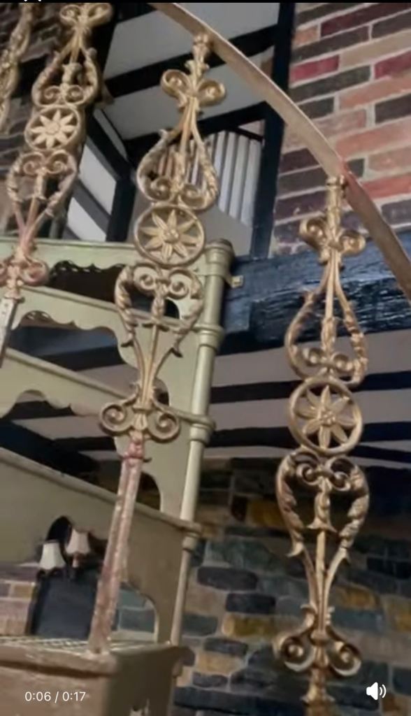 Victorian spiral staircase 