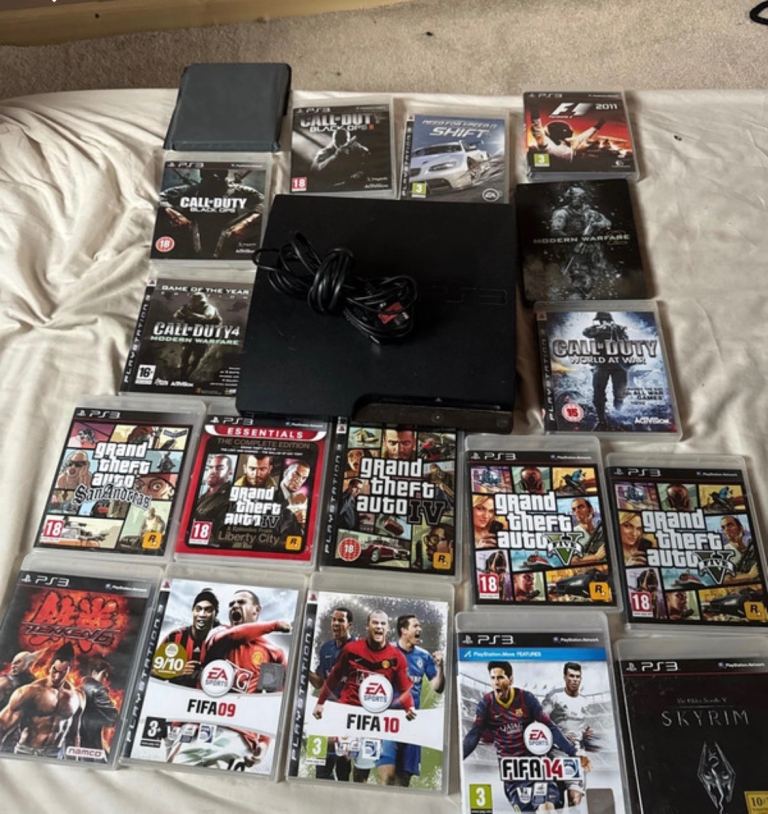 Sony PlayStation 3 Console with 15 Games – Good Condition