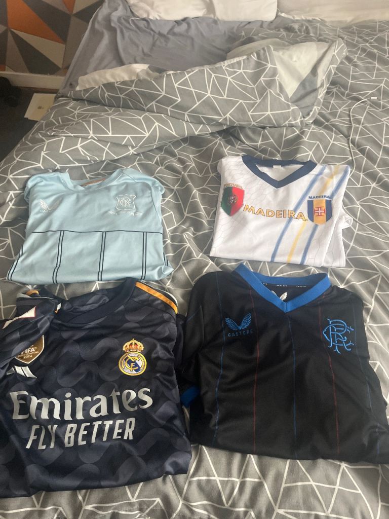 Football Shirts Bundle - Various Teams, Good Condition