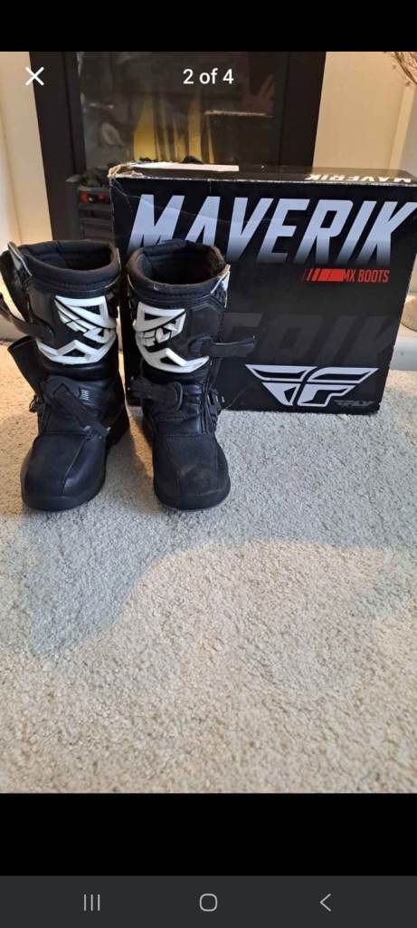Motorcycle Bootz size 1-4