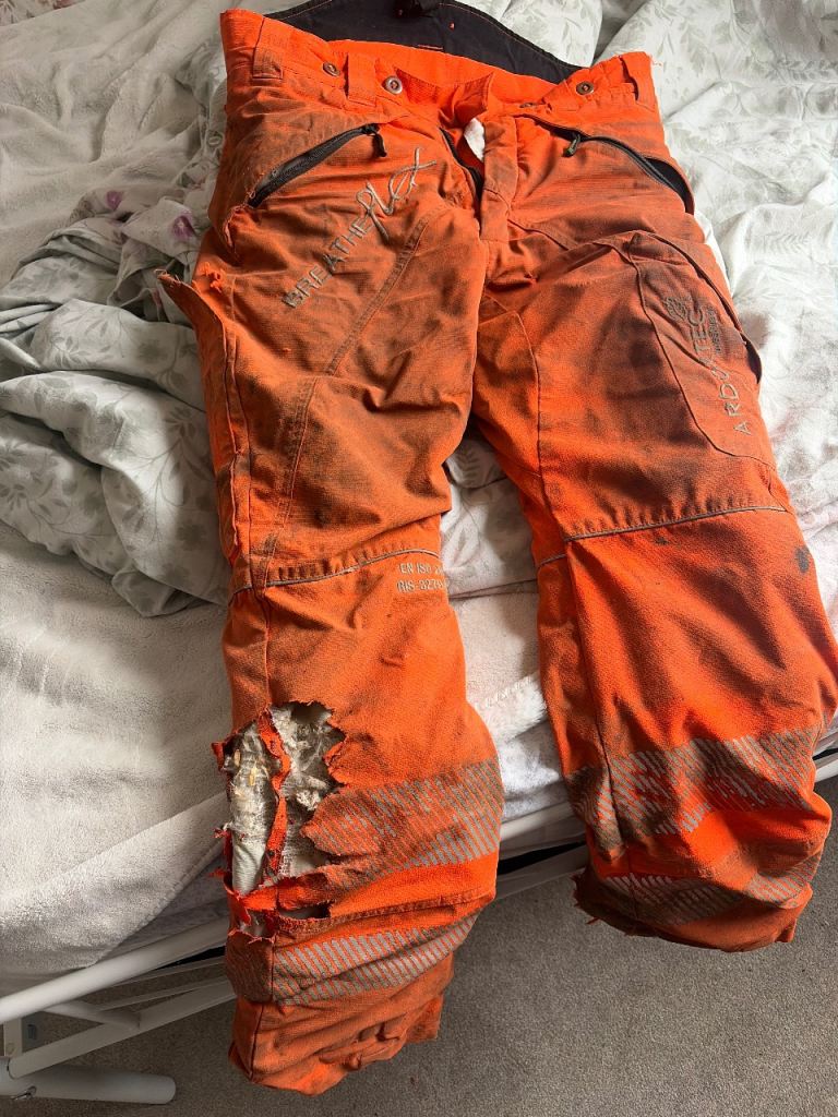 Arbortec chainsaw trousers 