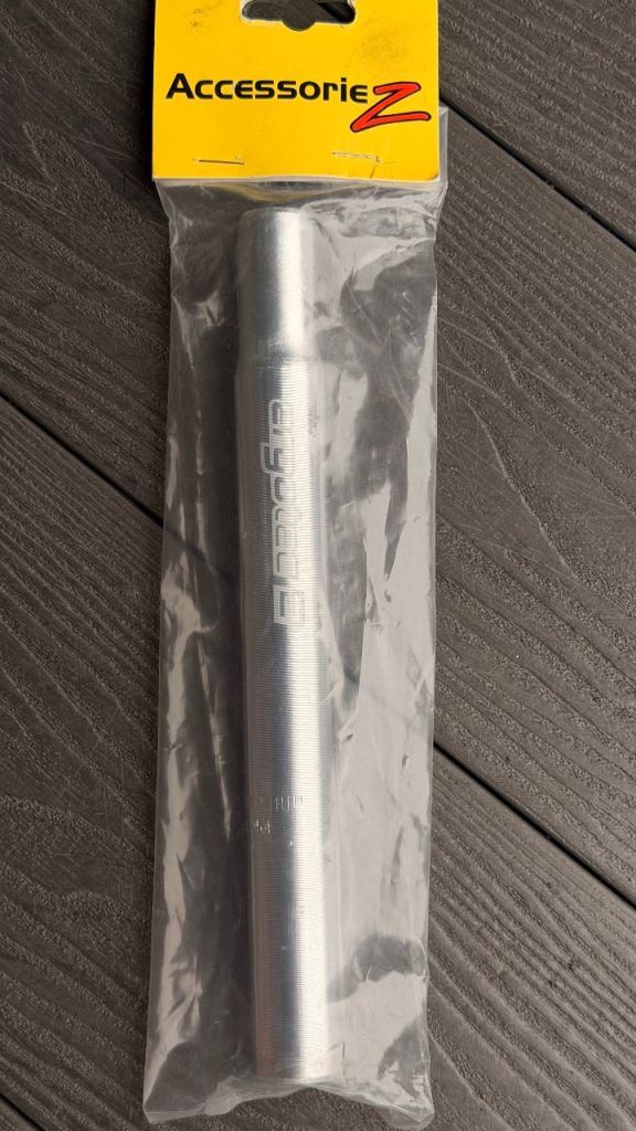 Ergotec 2 Alloy Seat Pillar Plain Seatpost 25.4mm Silver