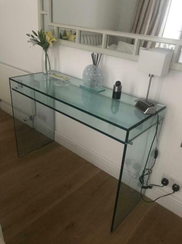 Luxury Glass Desk Table