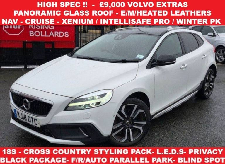 2018 VOLVO V40 CROSS COUNTRY 1.5 T3 GPF PRO 5DR PETROL AUTO EURO 6 (S/S) 152 PS