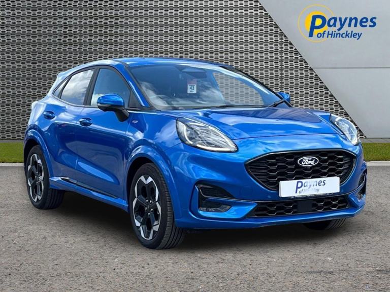 2024 Ford Puma ST-Line X 5Dr 1.0L 125ps Hybrid AUTO Desert Island Blue DRVR ASST