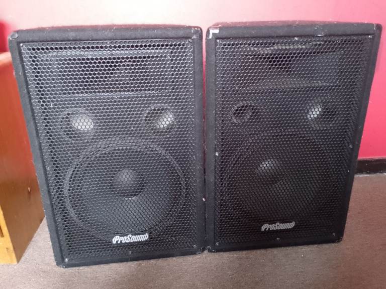 ProSound PA Speakers - Pair, Good Condition