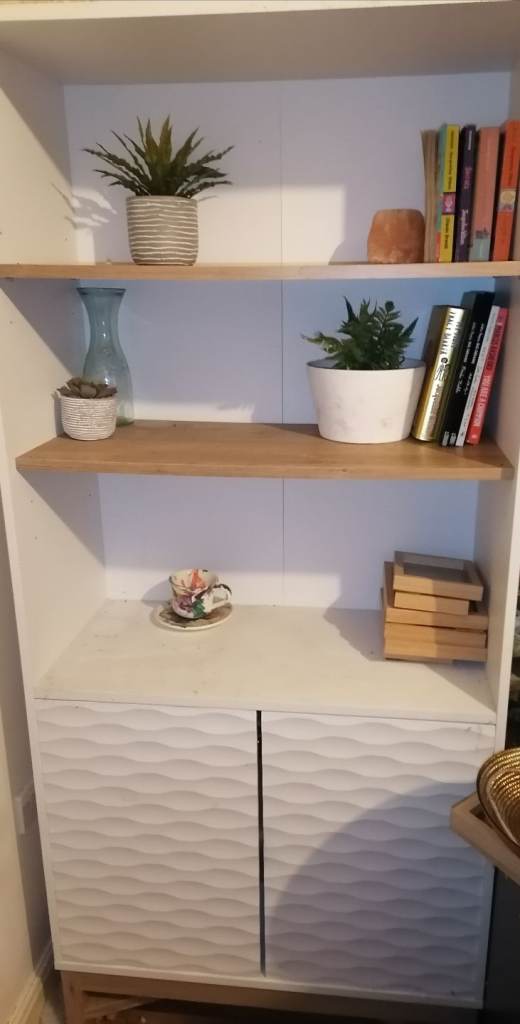 White habitat bookcase 