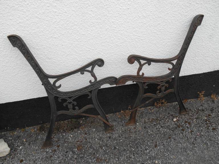 Wrought Iron Bench ends 
