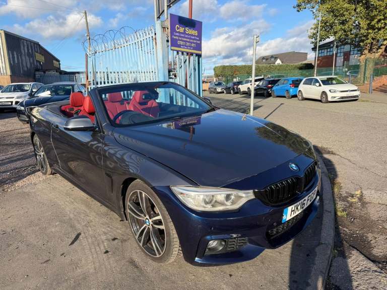 2016 BMW 4 Series 430d M Sport 2dr Auto [Professional Media] CONVERTIBLE DIESEL Automatic