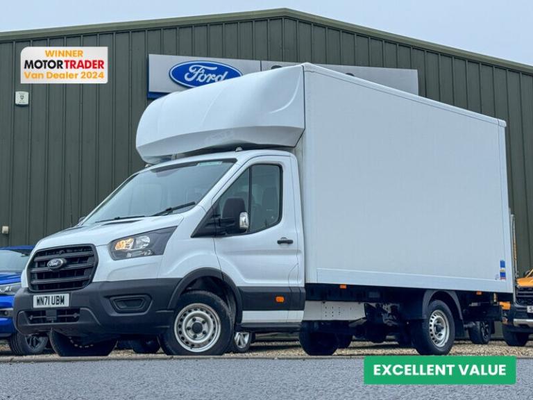 2021 Ford Transit LWB L3 [SOLD SM] Luton Tail Lift 350 Leader C/C Ecoblue Euro 6 Luton Diesel Manual