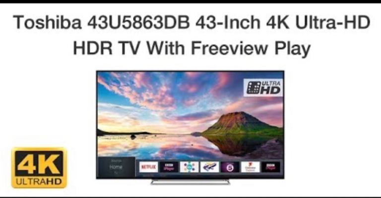 Toshiba 43” 43u5863db LCD Smart TV (2 available)