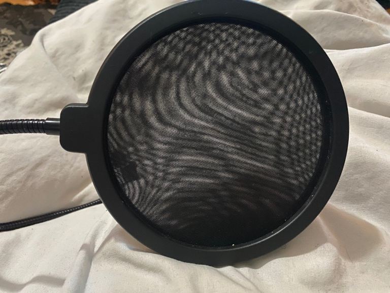 15.5cm Diameter Pop-up Filter Spray Hood Microphone