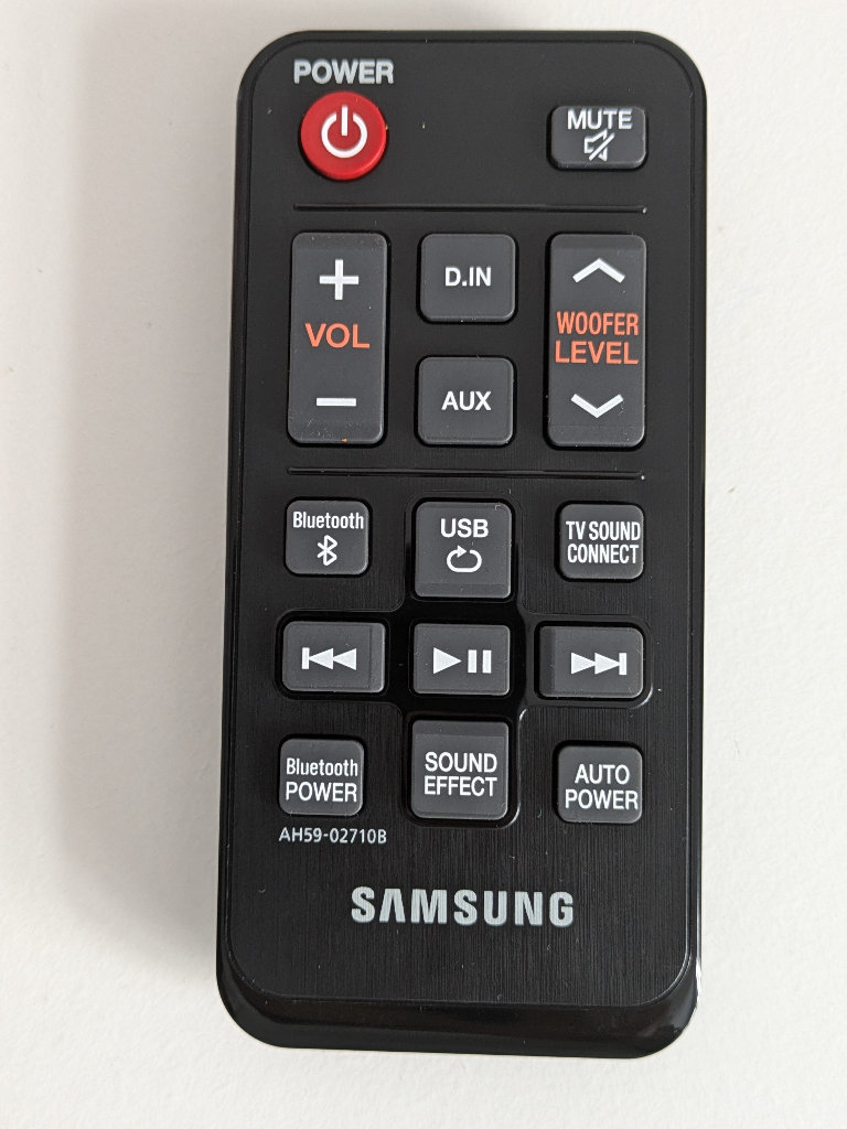 AH59-02710B Remote Control for Samsung Soundbar HW-JM25 AH59-02710A