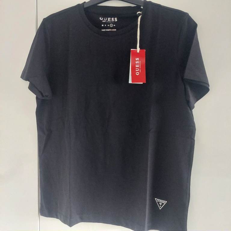 New Guess Men's T-Shirt - Black, Size M