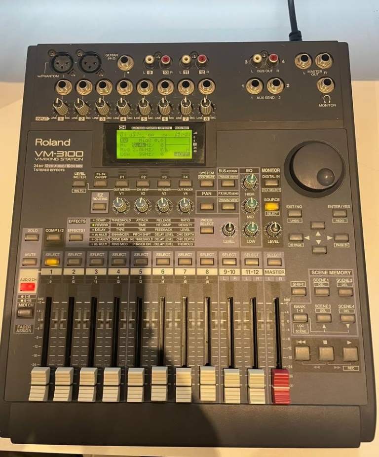 Roland VM-3100 Mixing Station 20 Channel Audio Digital Mixer