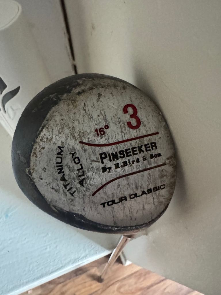 Pinseeker 3 wood golf club 