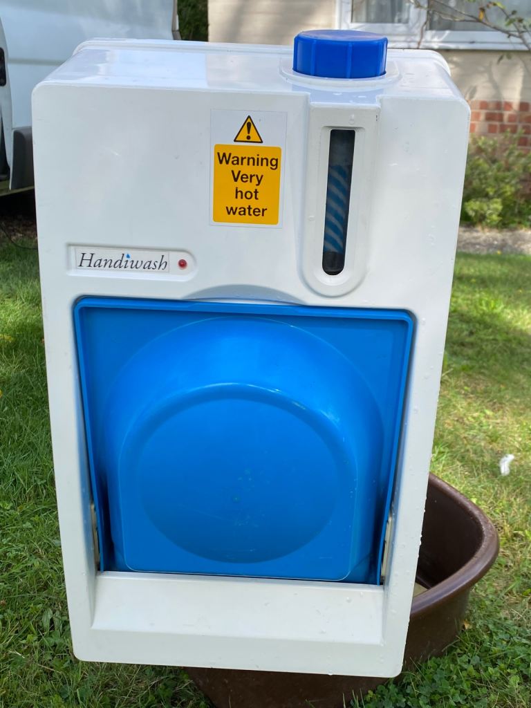 Campervan Handwashing Hot and Cold