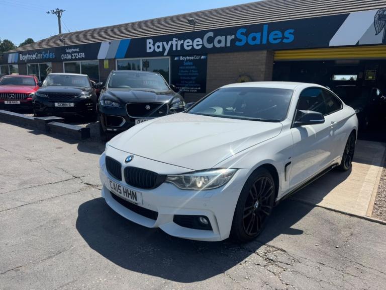 BMW 4 SERIES 2.0 420d M Sport Coupe White Manual Diesel 2015