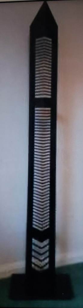 Metal cd storage tower