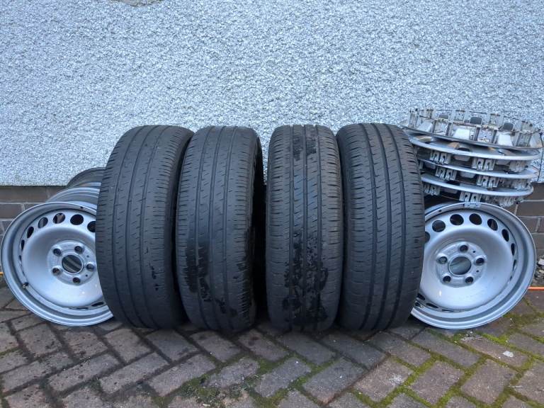 VW Transporter, OEM Steel 16" wheels & Tyres