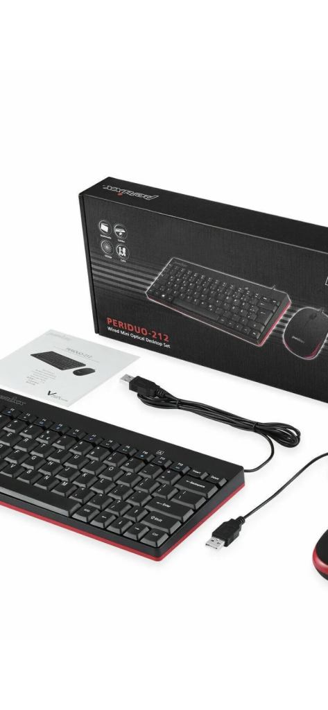 Portable 2 in 1 mini keyboard and mouse 