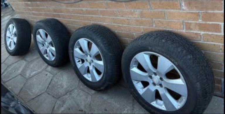 Yokohama Geolander tyres and rims 