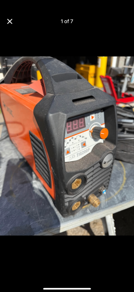Jasic tig welder