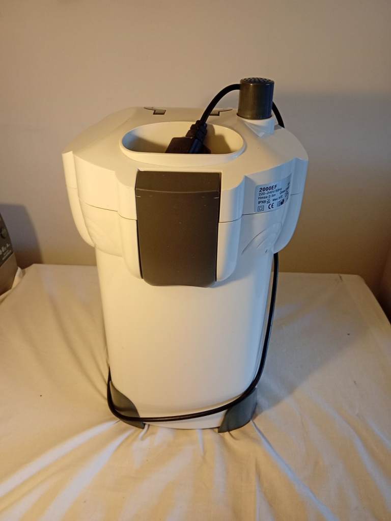 All Pond Solutions 2000EF 55W Aquarium External Filter - White