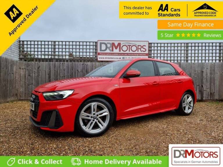2020 Audi A1 1.0 TFSI 30 S line Sportback 5dr Petrol Manual Euro 6 (s/s) (116 ps) Hatchback Petro...