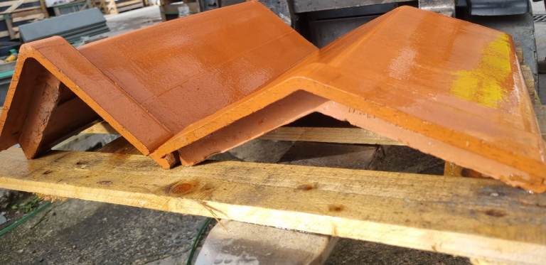 Roofing Ridge Capped Terracotta Red 90,105,115,125,135 degrees