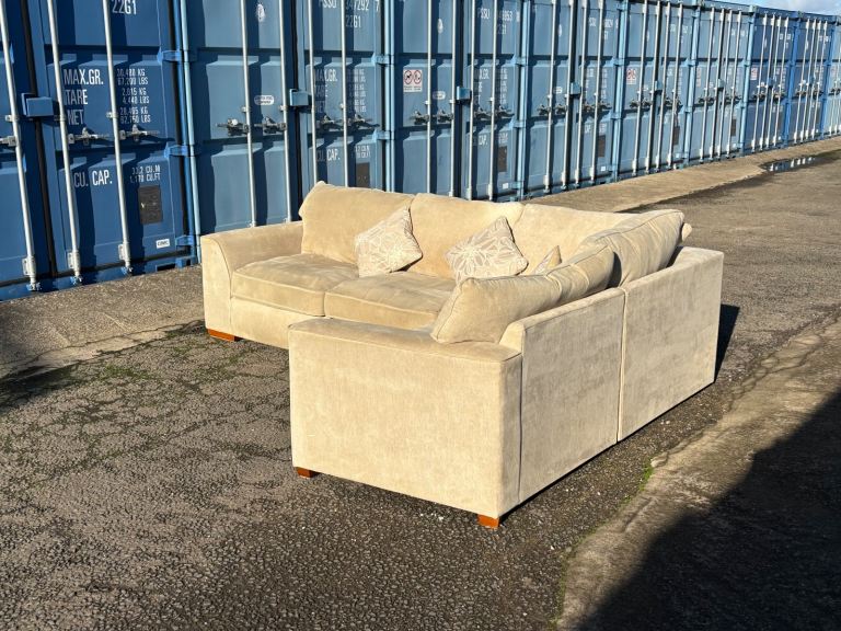 Large beige corner sofa DELIVERY AVAILABLE!