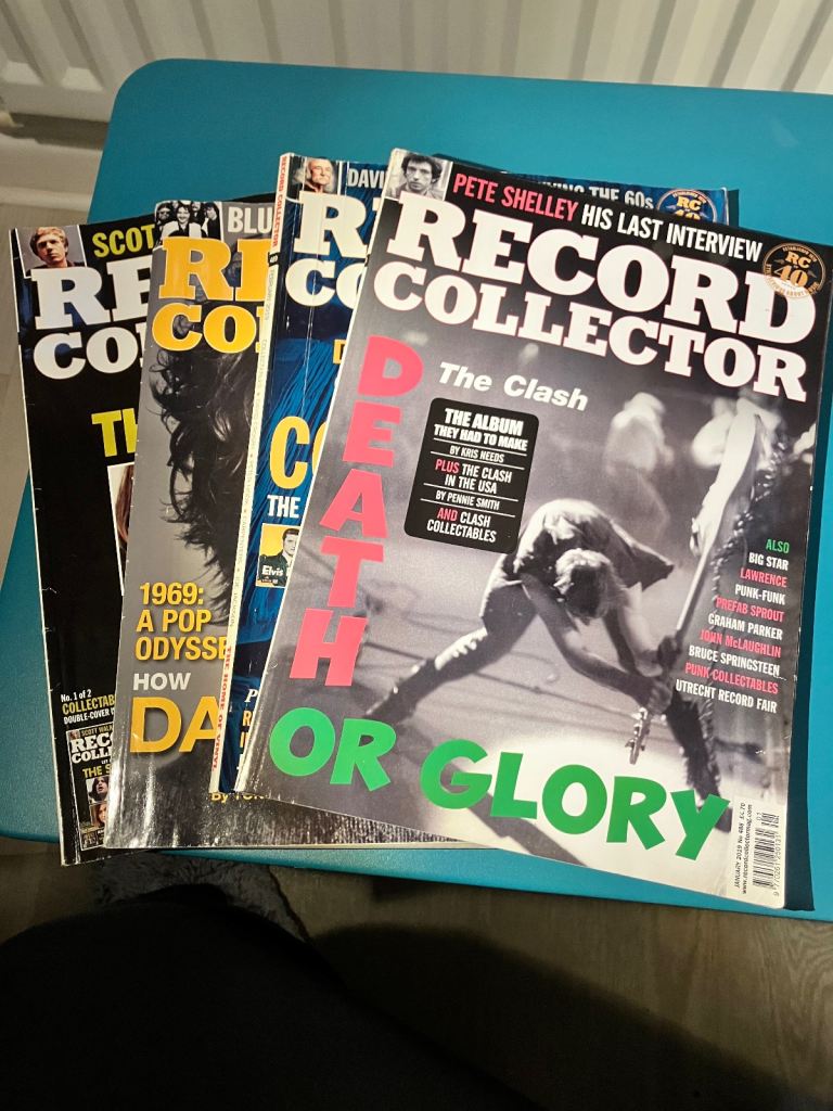 4 x 2019 Record Collector Magazines David Bowie The Beatles Collectables The Clash