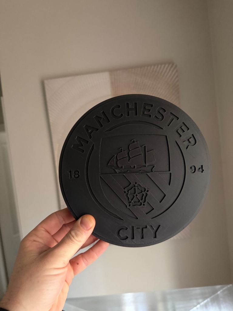 Manchester City FC badge 3D wall art!