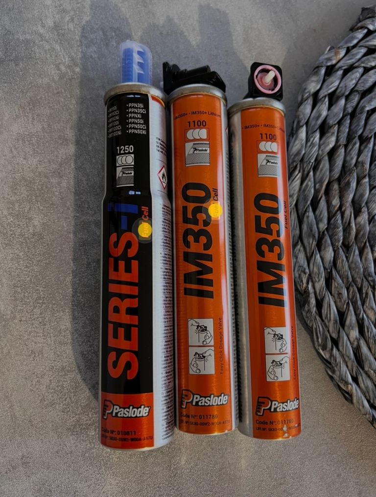 PASLODE FRAMING NAIL GUN GAS FUEL CELLS