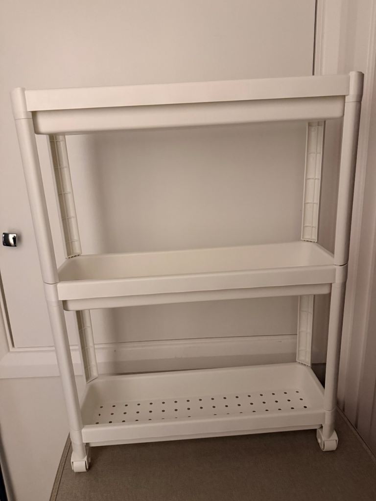 Storage trolley with wheels 