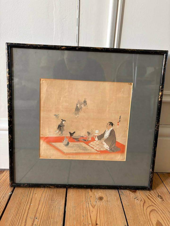 Antique original Japanese woodblock print