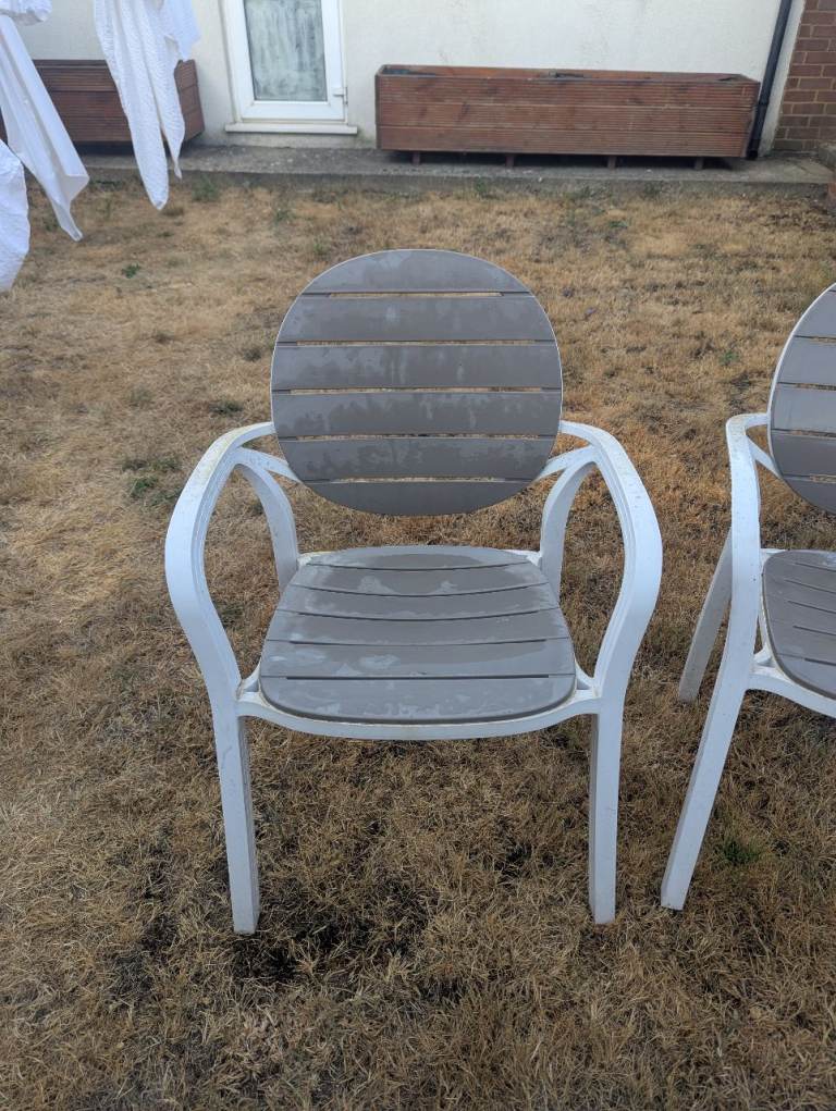 4x Nardi designer garden chairs 