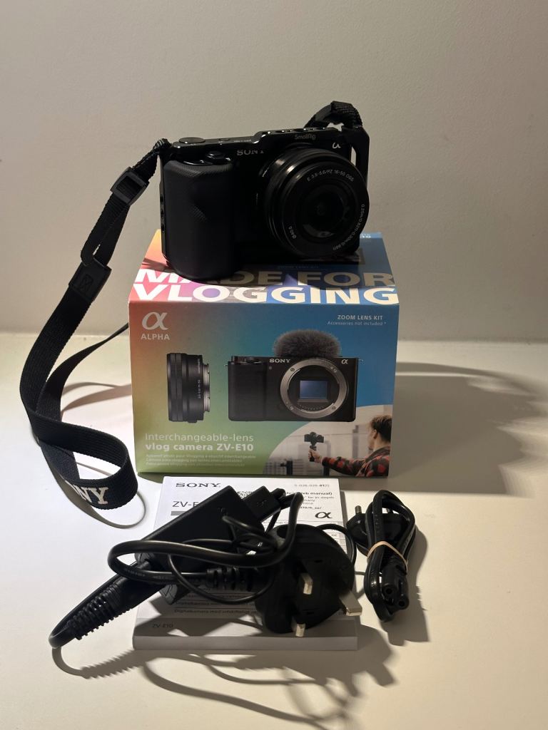 Sony ZV-E10 Mirrorless Camera Black Bundle