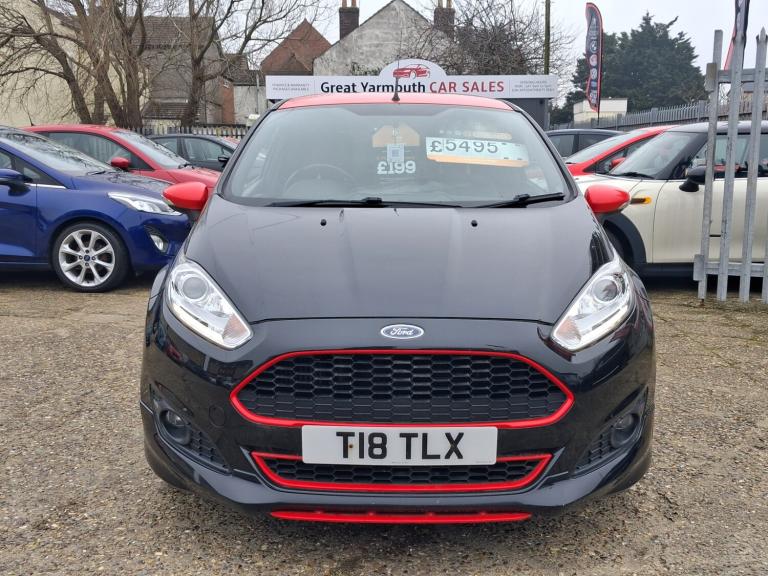 2017 Ford Fiesta 1.0 EcoBoost 140 ST-Line Black 3dr HATCHBACK Petrol Manual