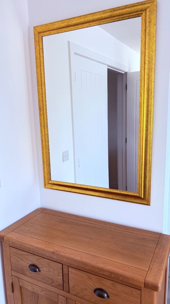 Antique effect mirror