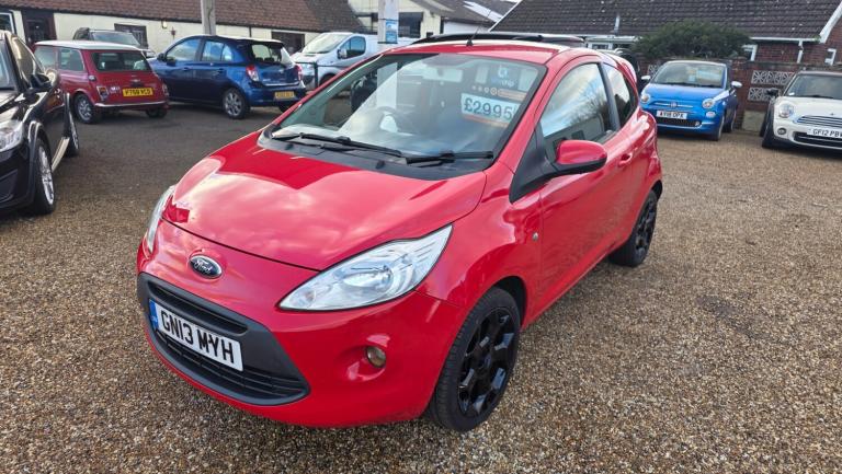 2013 Ford Ka 1.2 Zetec 3dr [Start Stop] HATCHBACK Petrol Manual