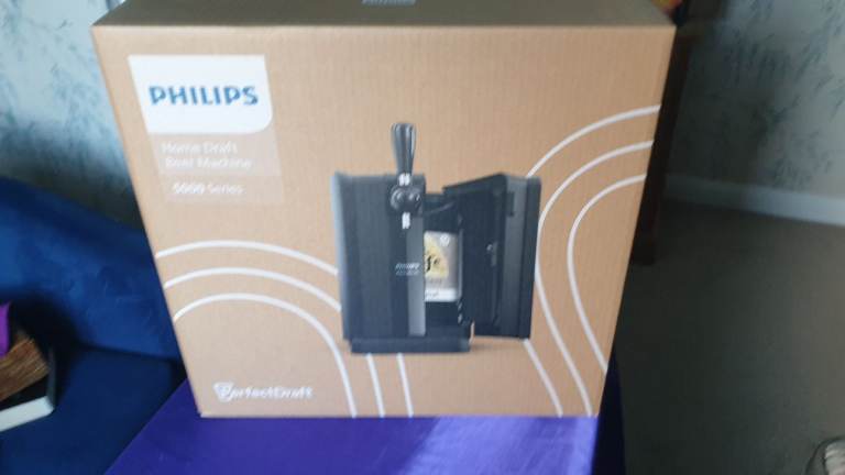 Phillips 5000 Perfect draught Beer Dispenser Plus 2x 6Ltr Kegs