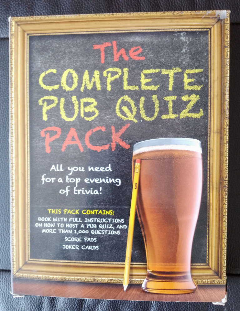 The Complete Pub Quiz Pack - Indoor Trivia Game